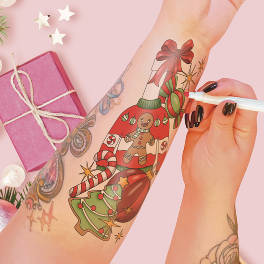 Festive Chaos | Temporary Tattoo