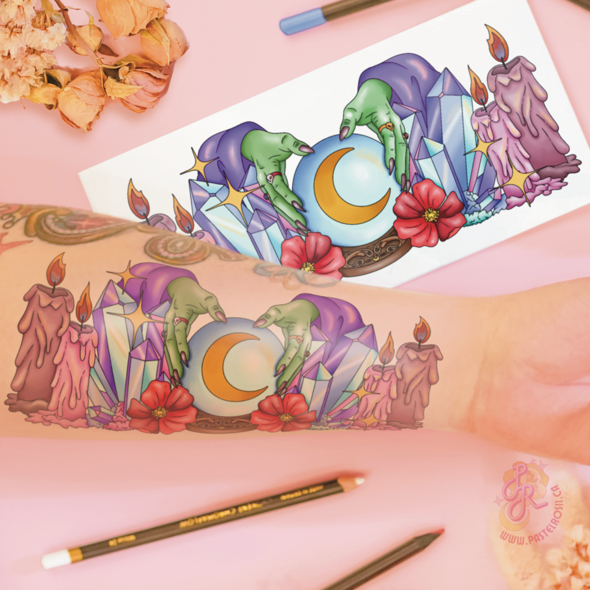 Witches Hex | Temporary Tattoo