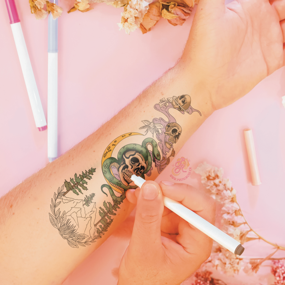 Graveyard Galaxy | Temporary Tattoo