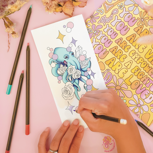 Saltwater Octopus | Temporary Tattoo