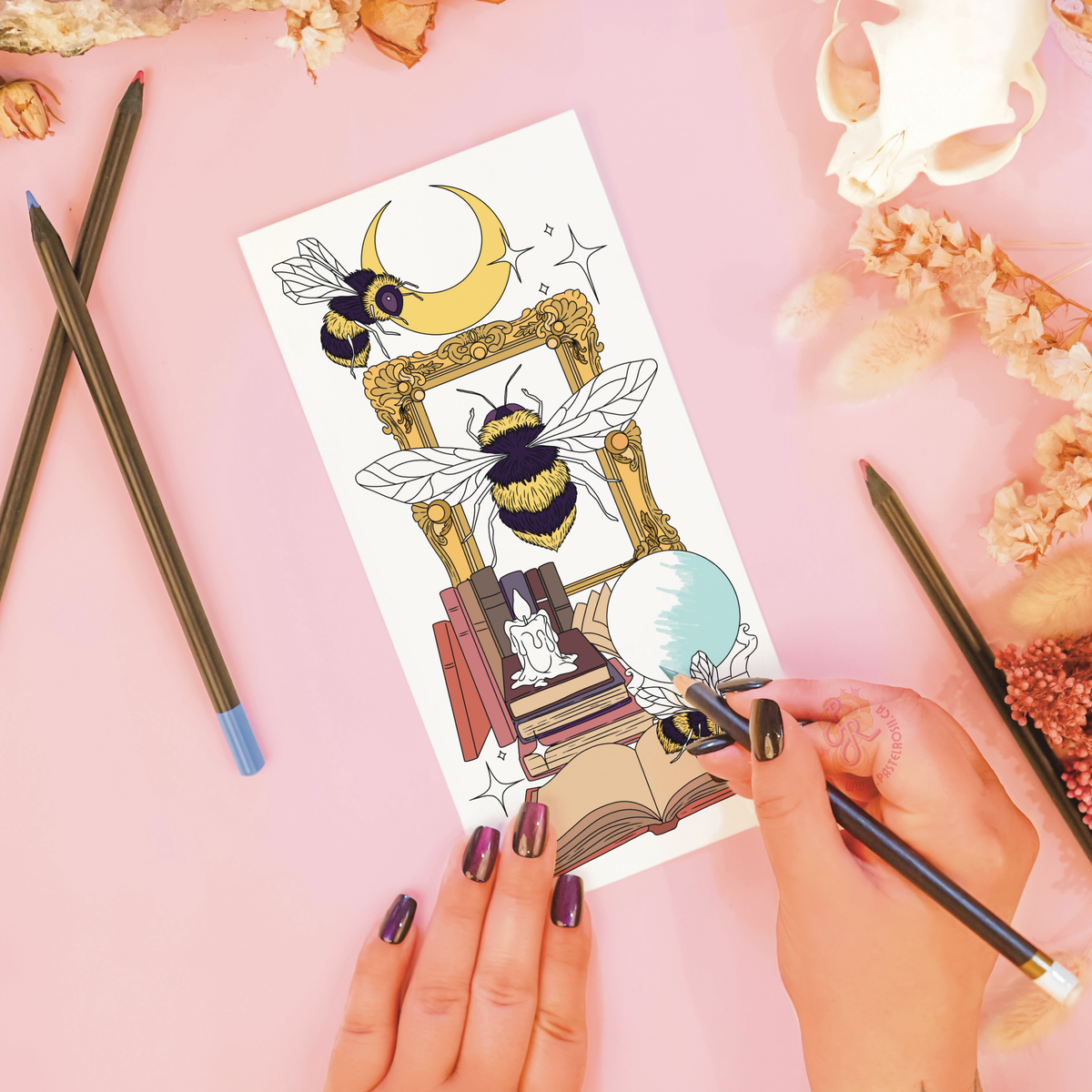 Bumblebee Moondance | Temporary Tattoo