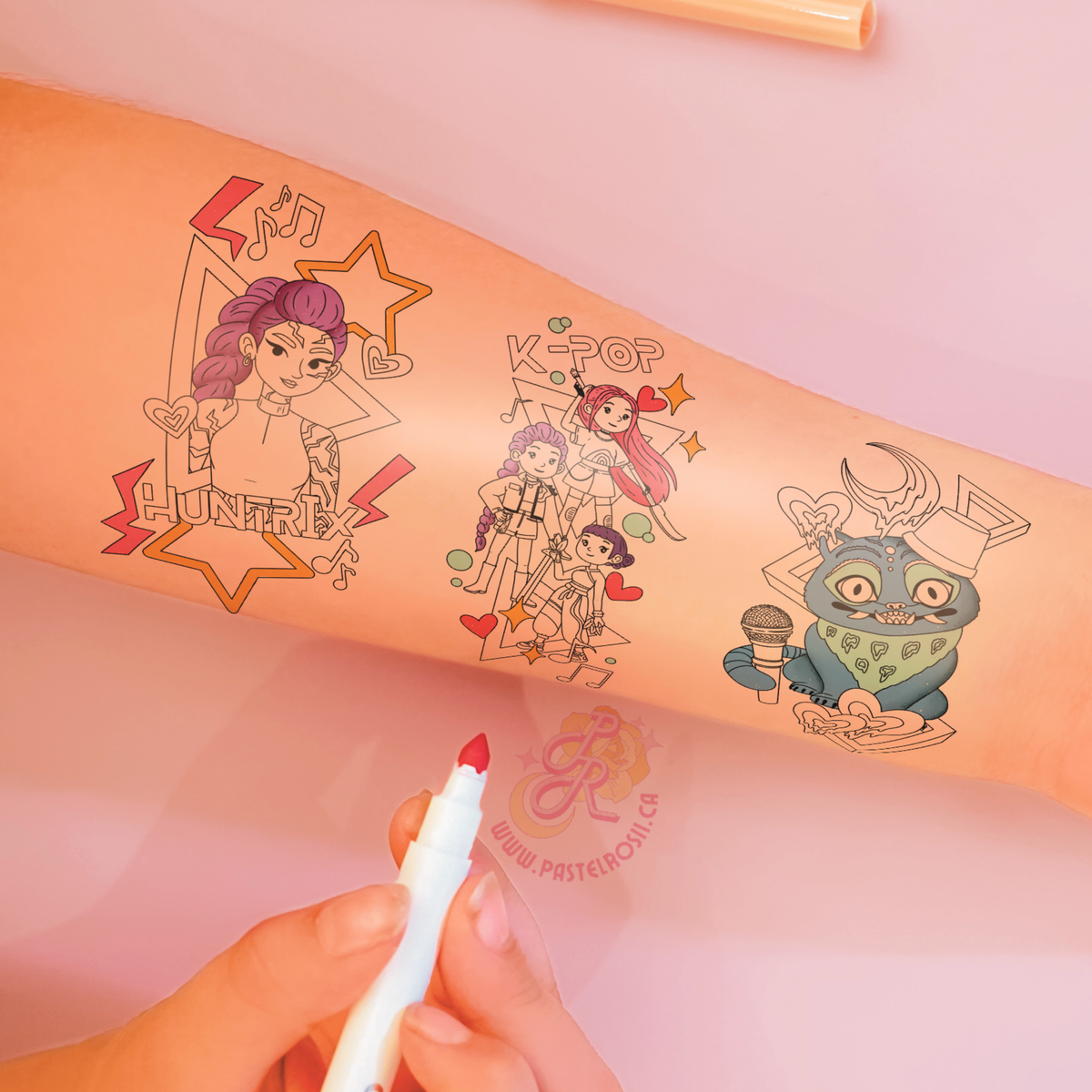 Kids Demon Slayer Set | Children’s Set of Four | Temporary Tattoos