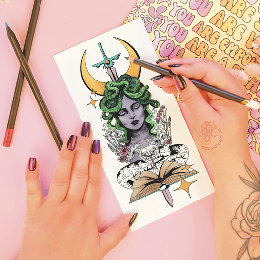 Medusa’s Poison Waters | Temporary Tattoo