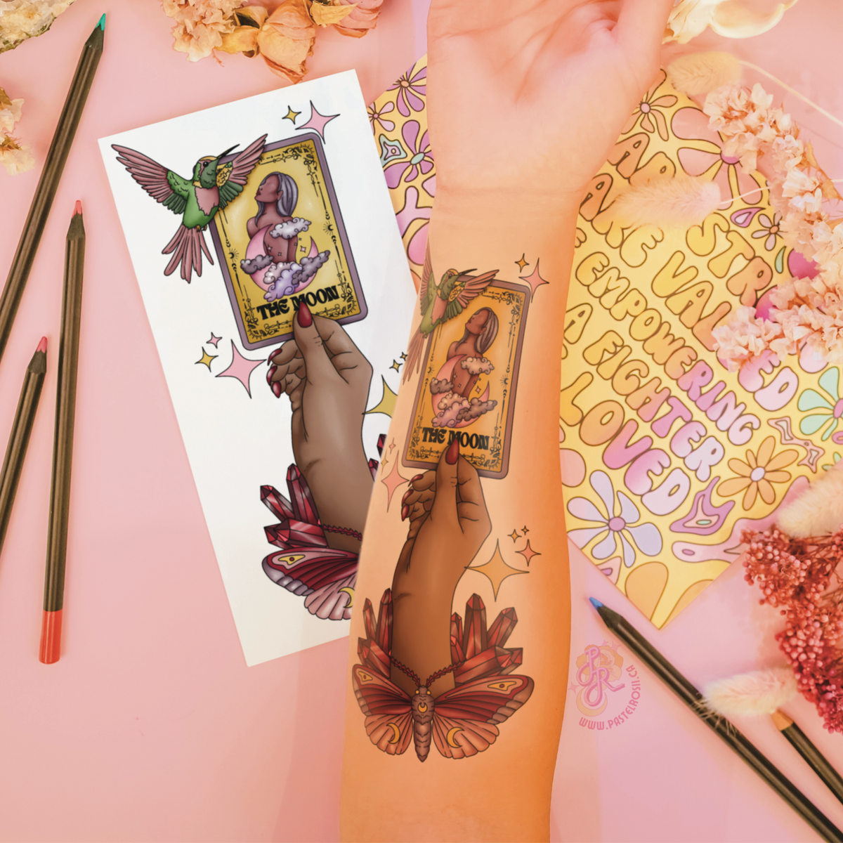 Hand of Light | Temporary Tattoo