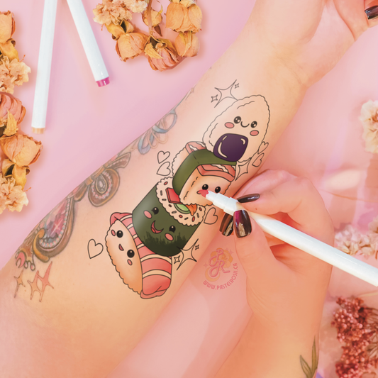 Rollin’ With Happiness | Temporary Tattoo
