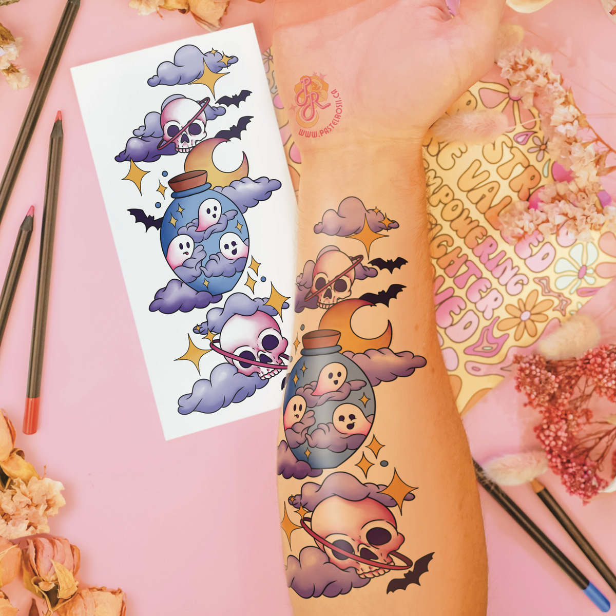Boo-tiful Space | Temporary Tattoo