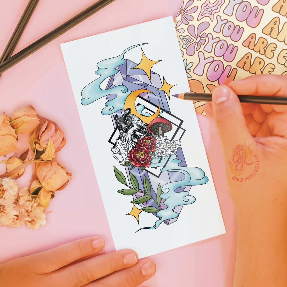 Dreaming in Dusk | Temporary Tattoo