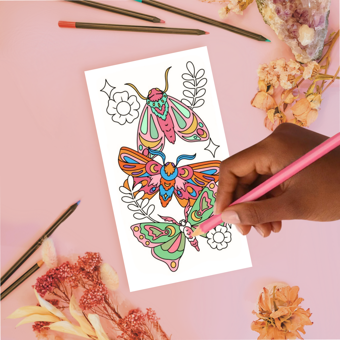 Moth Whisper | Temporary Tattoo