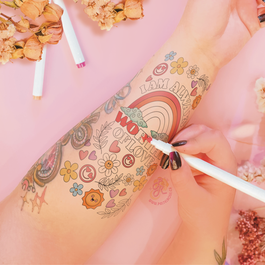 I’m Always Worthy of Love | Temporary Tattoo
