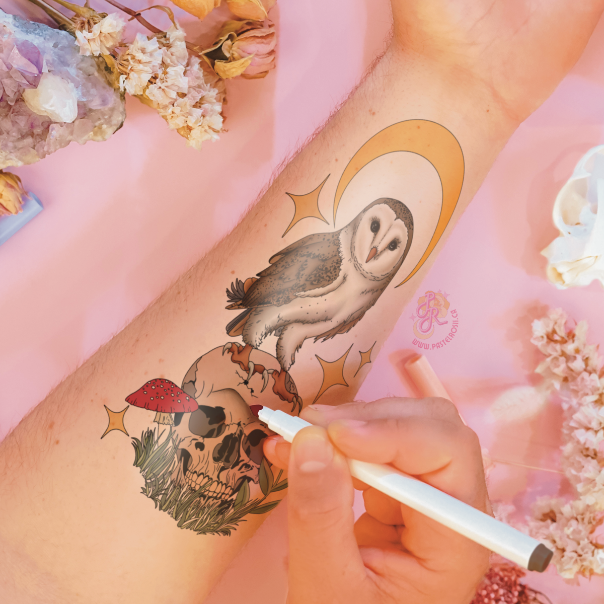 Wisdom in the Pines | Temporary Tattoo