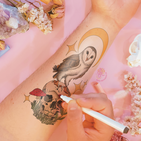 Wisdom in the Pines | Temporary Tattoo