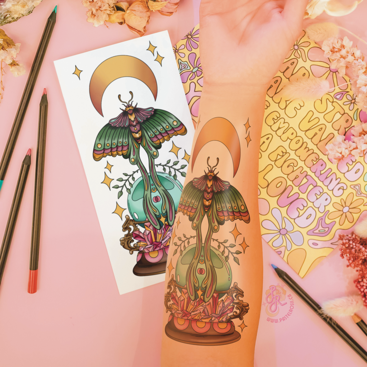 Future of the Moth | Temporary Tattoo