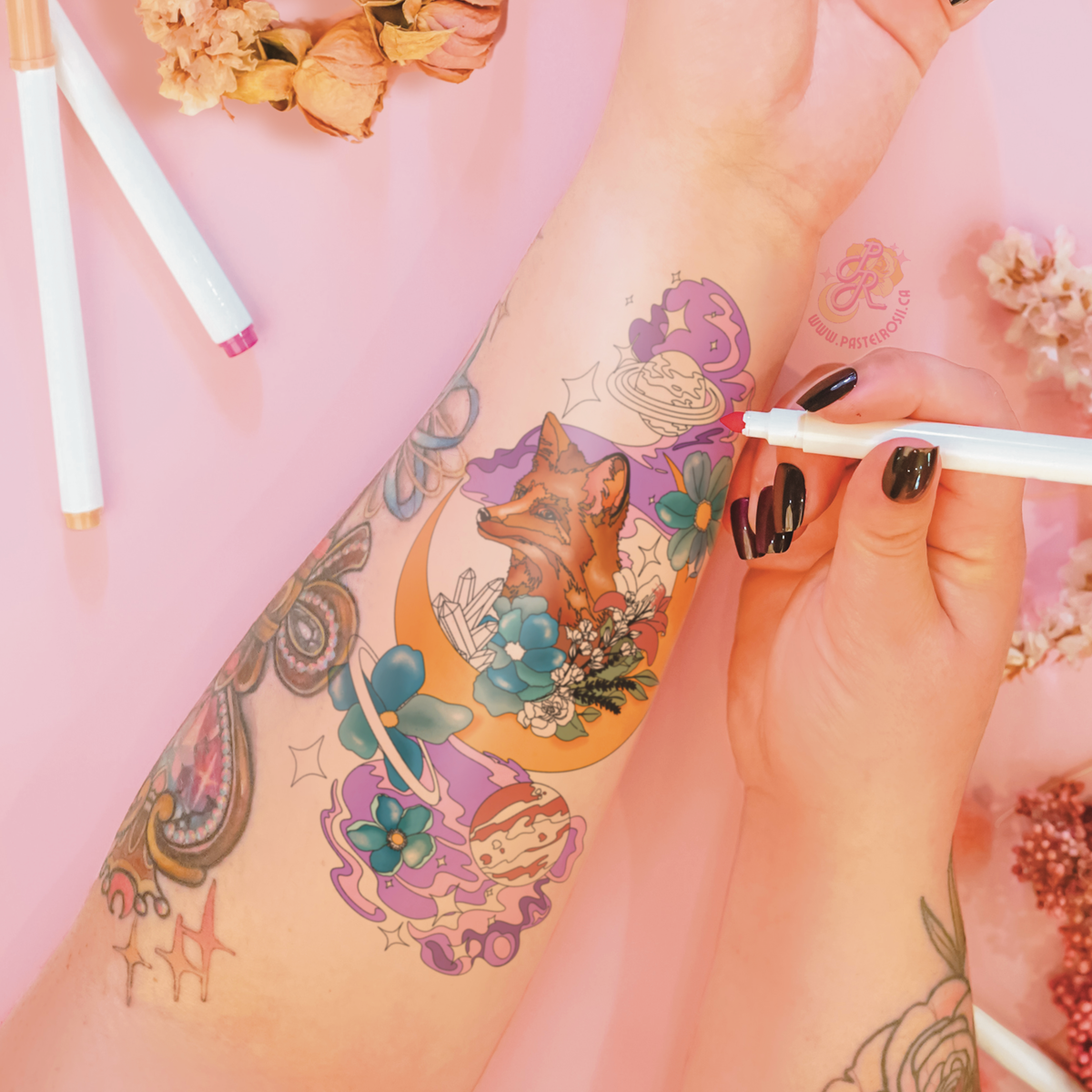 Solar Fox | Temporary Tattoo