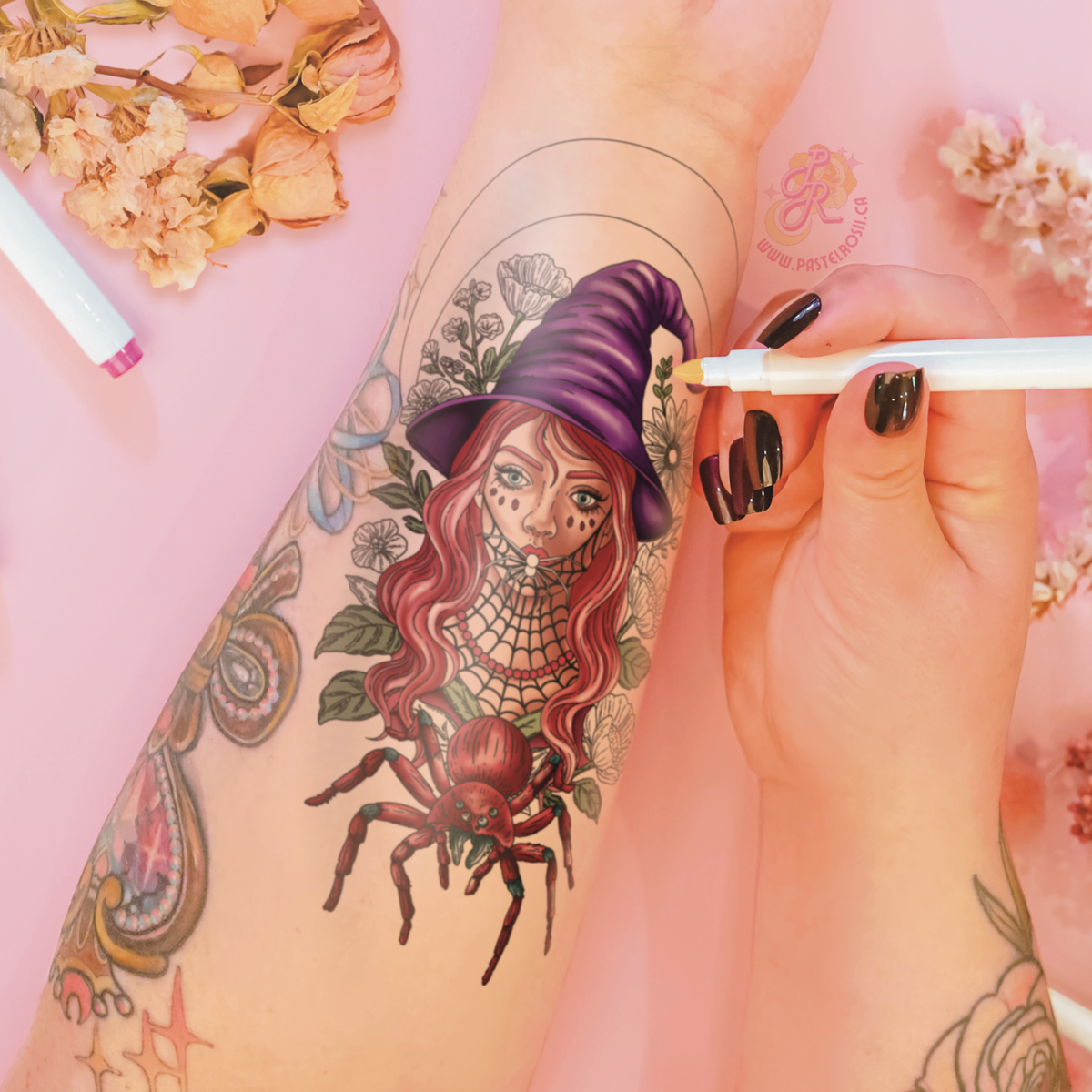 Quiet Hex | Temporary Tattoo