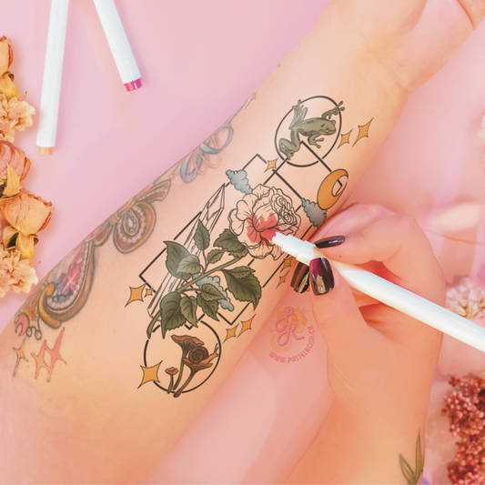 Fantasy Garden | Temporary Tattoo