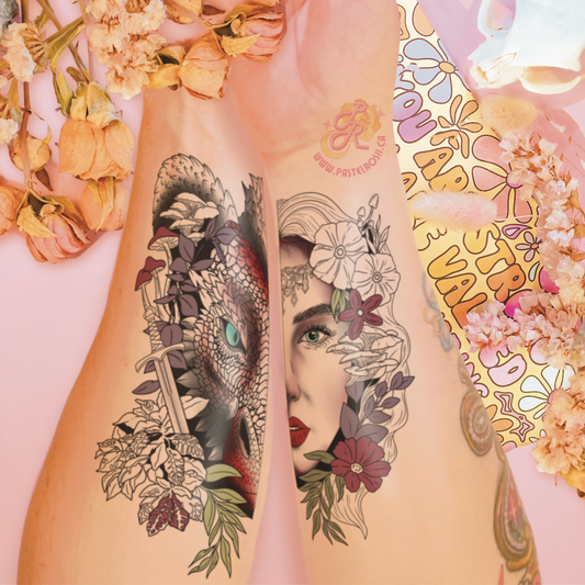 Soul Bound Dragon x2 | Temporary Tattoos