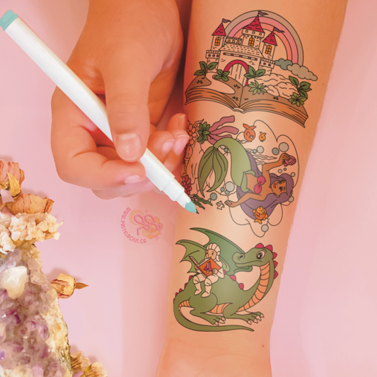 Stories and Adventures | Children’s Mini Temporary Tattoos